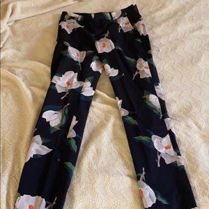 Floral print pants
